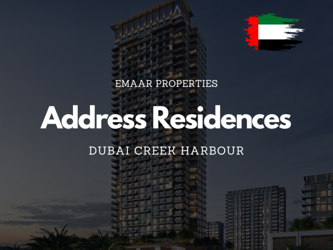 Apartamente de lux in Address Residences Dubai Creek Harbour